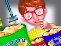 Potato Chips Food Factory Game image