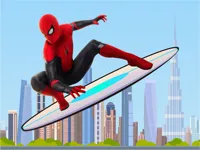 Spiderman Skateboarding image