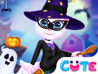 Cat Girl Halloween Preparation image