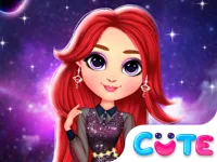 Rainbow Girls Space Core Aesthetic image