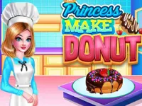 PRINCESS MAKE DONUT COOKING image